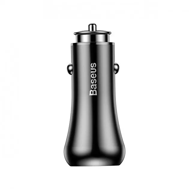 Автомобільний зарядний пристрій Baseus Gentry 2USB QC3.0 4.2A CCALL-GC01 Black - фото 2