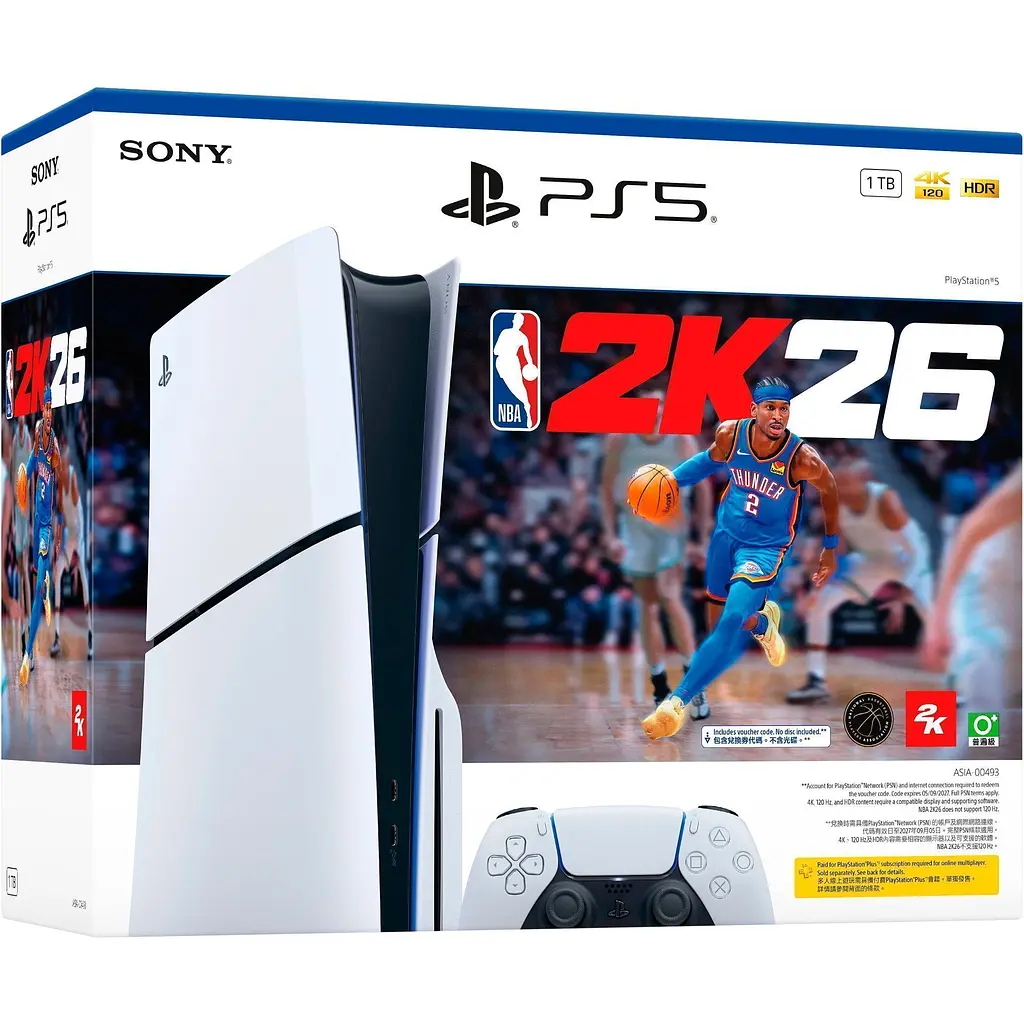 Ігрова консоль Sony PlayStation 5 Slim 1TB + NBA 2K26 (EN) Bundle (711719020134) [147318] - фото 9