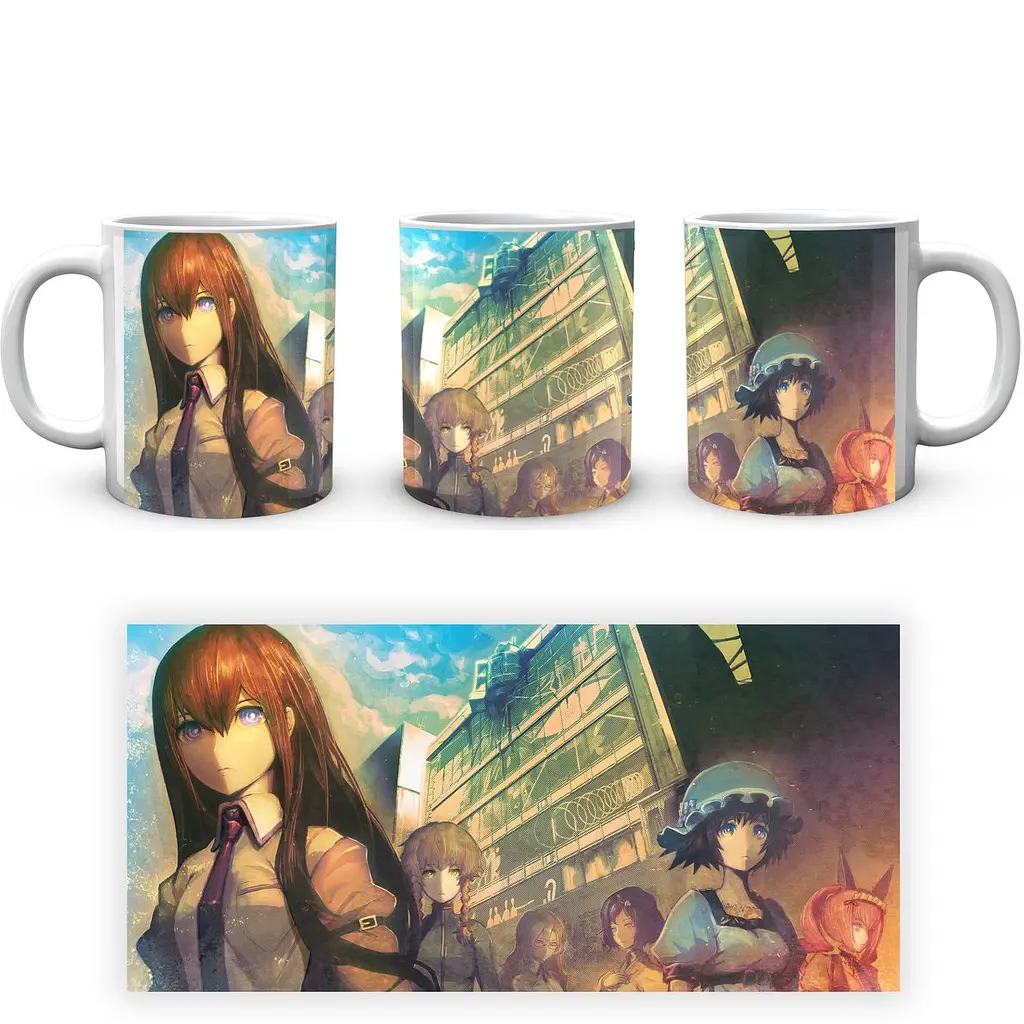 Кружка GeekLand Steins Gate Брама Штейна Макисе Маюри SG 16 330 мл белая - фото 3