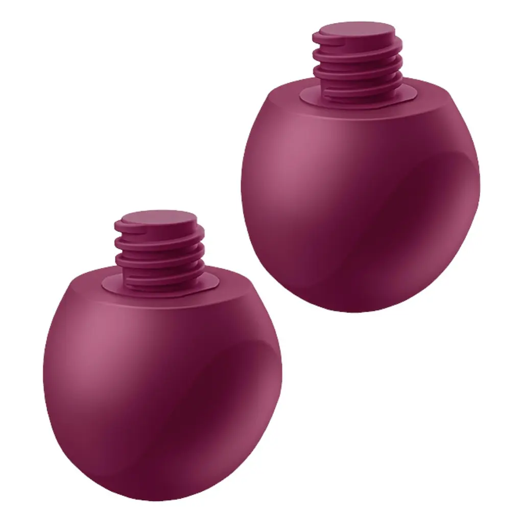 Вагінальні кульки Satisfyer Love Birds Vary, 22.2 бордовий - фото 7