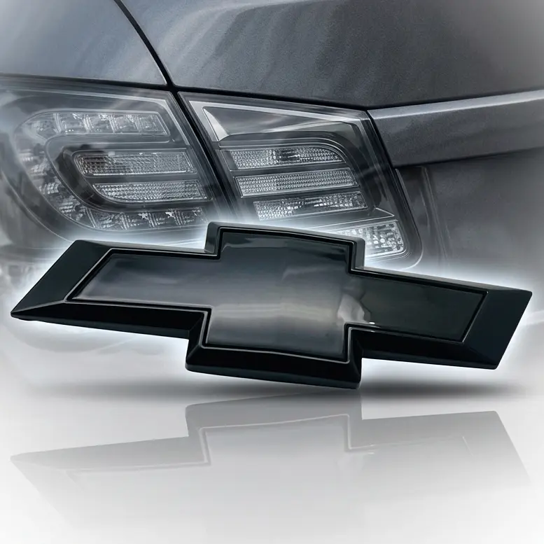 Емблема задня Chevrolet Cruze 2009-2014 чорна 170х55 мм пластик на скотчі напрямні (OEM: 95032017, 95228537) - фото 2