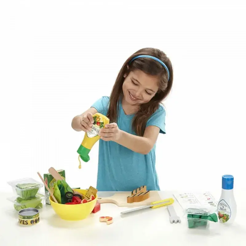 Ігровий набір Melissa&Doug Нарізка салату (MD19310) - фото 4