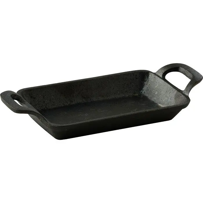 Чавунна мініформа з серверовочною дошкою MasterPro Foodies cook&share 17X10 см (BGMP-3807-EM) - фото 5