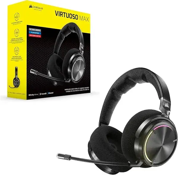 Навушники Corsair бездротова ігрова гарнітура Virtuoso Max (CA-9011372-WW) - фото 2