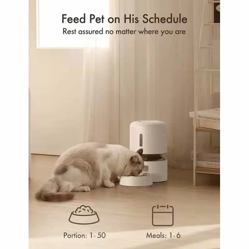 Автоматична годівниця Petlibro Granary Automatic Feeder White 3 л (0619988626630) - фото 2