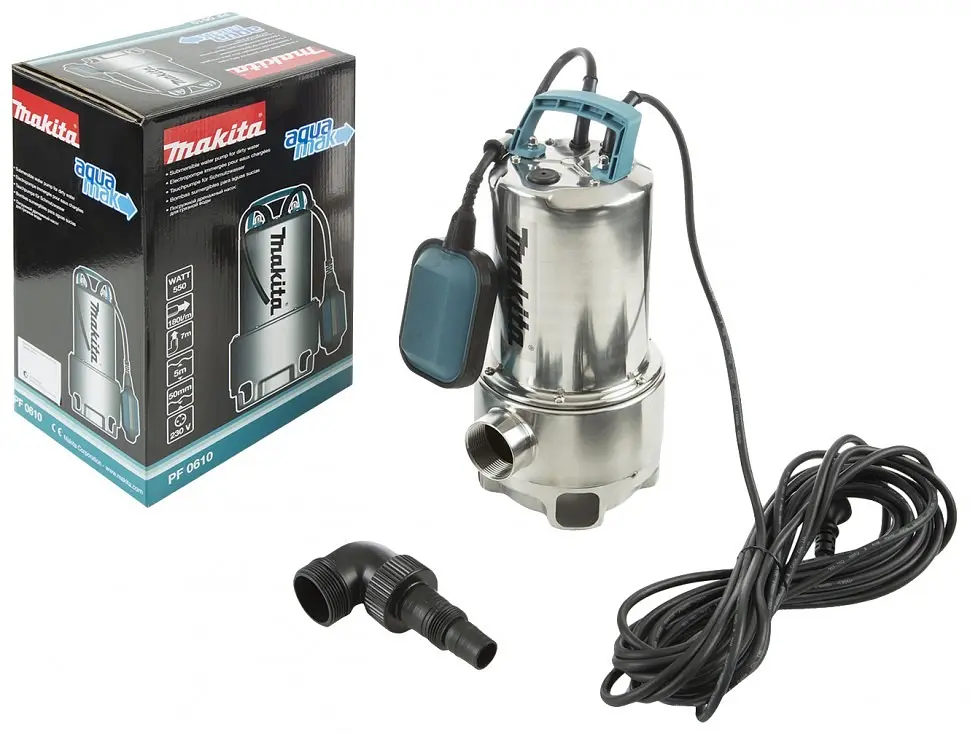 Насос занурювальний для брудної води Makita PF0610 - фото 2