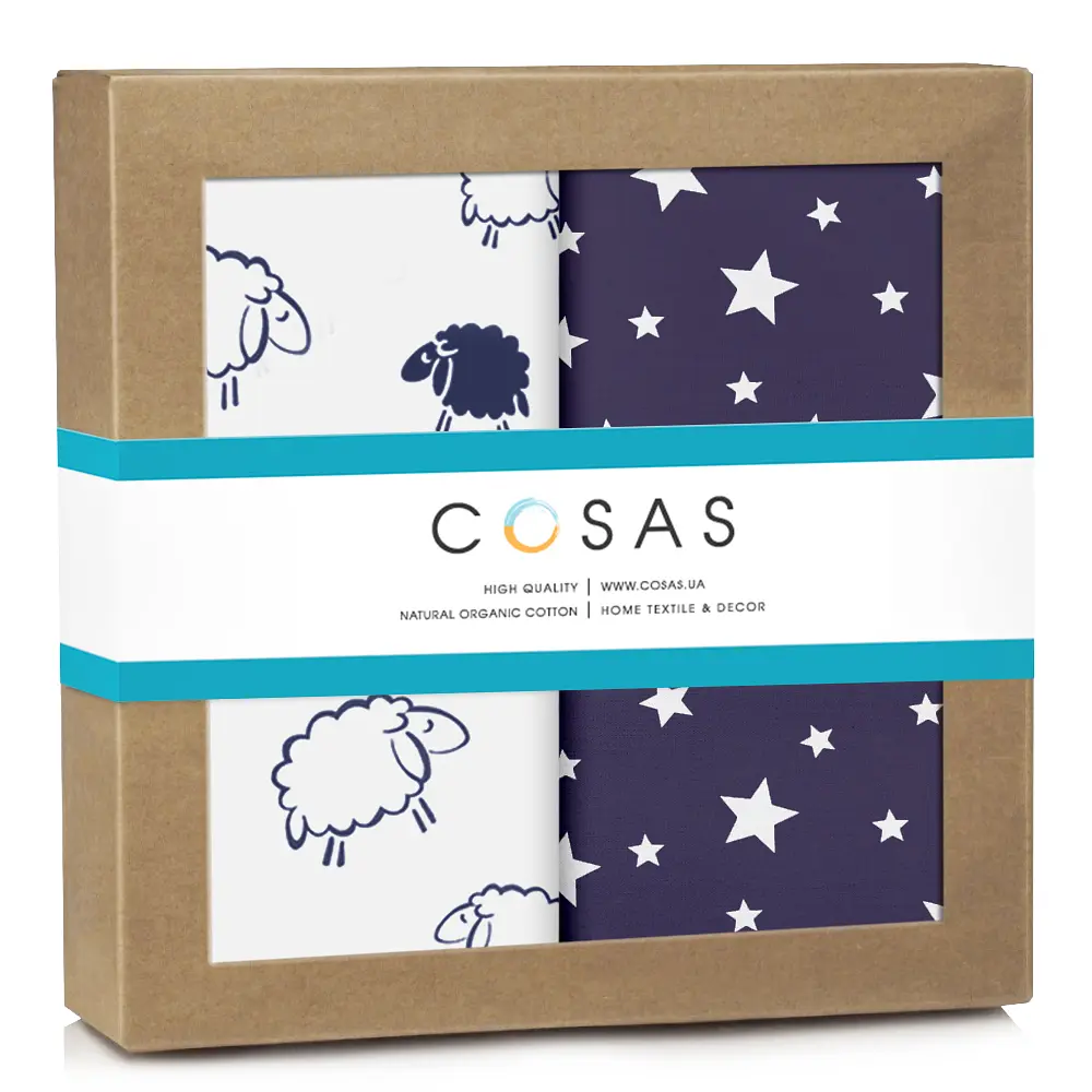 Багаторазові пелюшки дитячі SHEEP CS4 2шт COSAS (4822052127865)