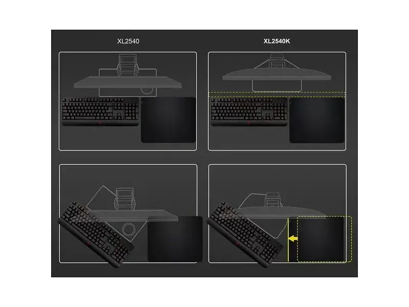 Монітор BenQ XL2540K Dark Grey (9H.LJMLB.QBE) - фото 7