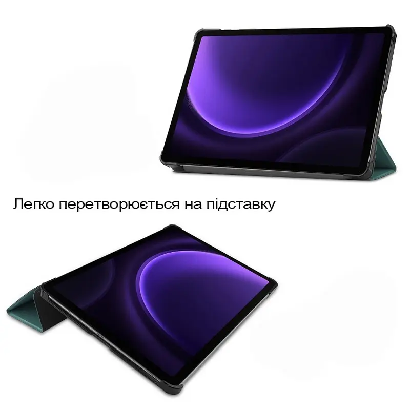 Чохол-книжка BeCover Smart Case для Samsung Galaxy Tab S10 Lite SM-X400/406 10.9" Dark Green (713838) - фото 4