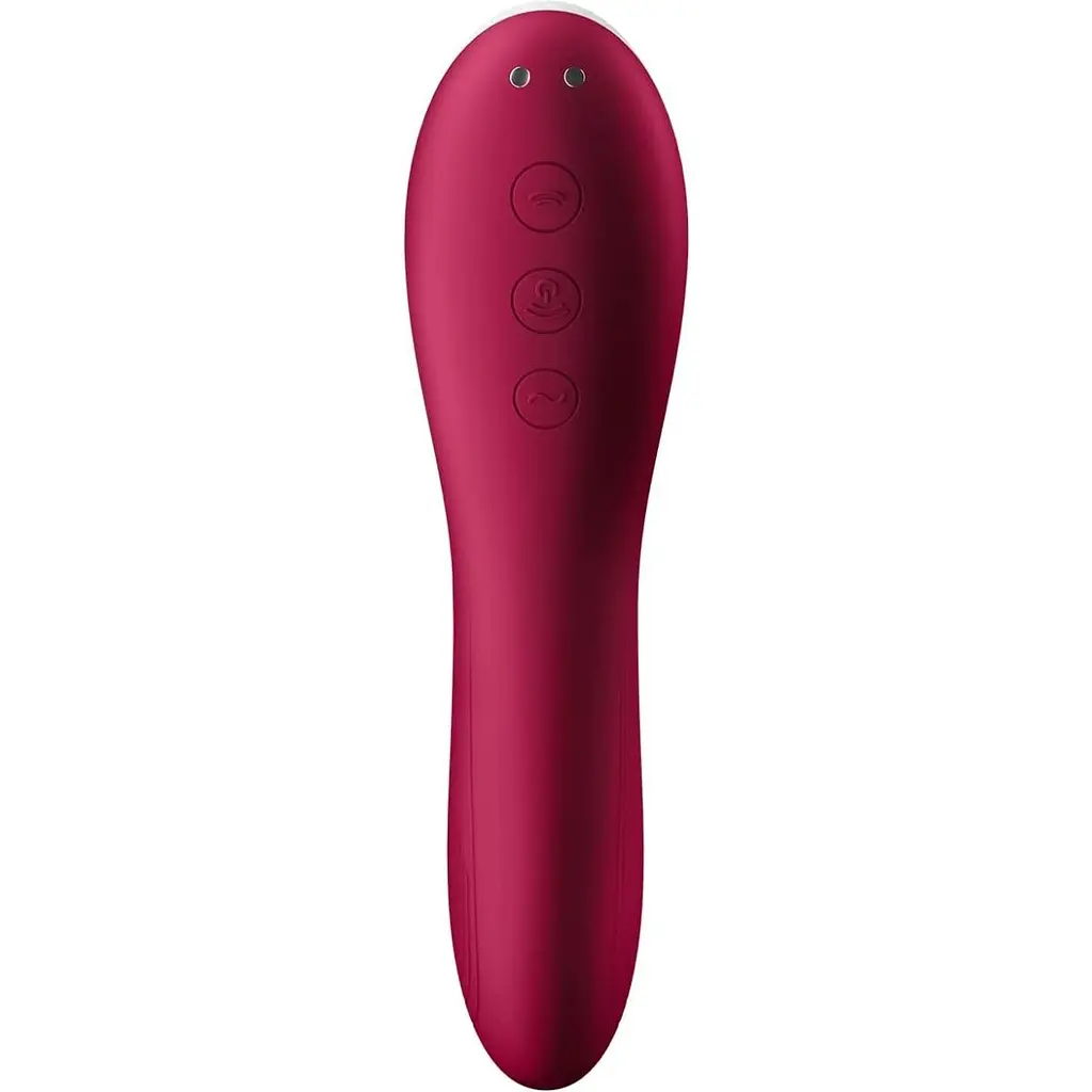 Вибратор с вакуумной стимуляцией Satisfyer Dual Crush Wine Red (SO6088) [95344] - фото 5