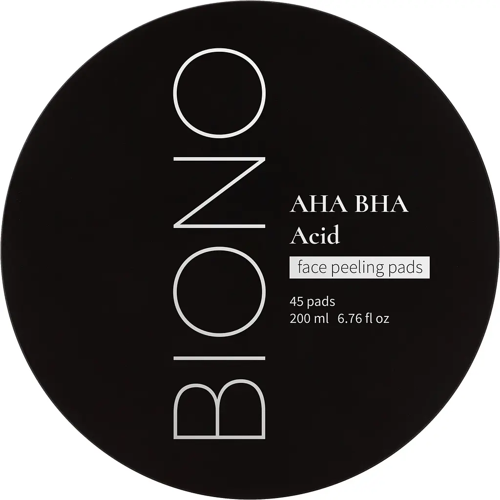 Пилинг-диски для лица Biono с АНА и ВНА кислотами 45 шт. - фото 8
