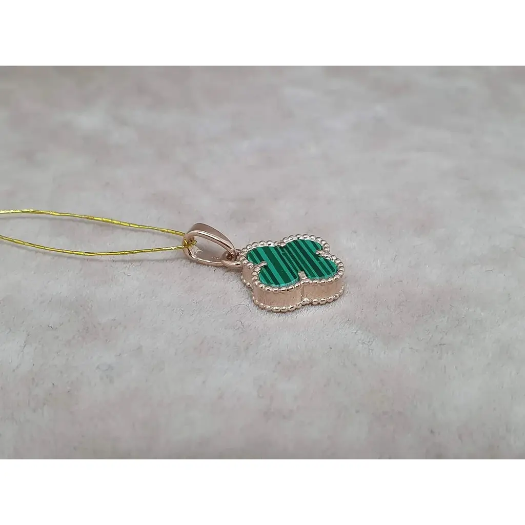 Золота підвіска Платон Конюшина з малахітом. 1П126/68Б - фото 2