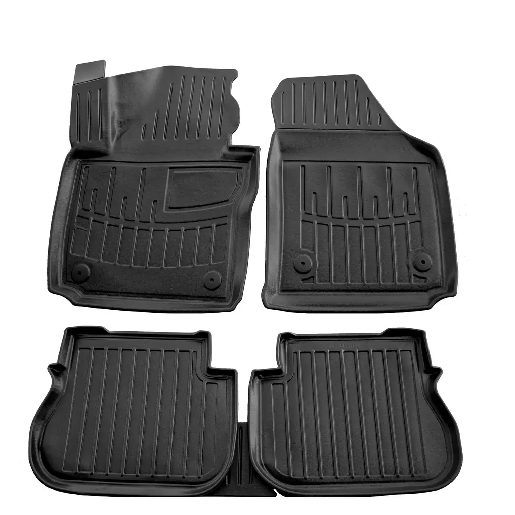 Автомобільні 3D килимки в салон для Volkswagen Caddy III (2K) 2003-2020 (LIFE) (4 doors) / Високий борт