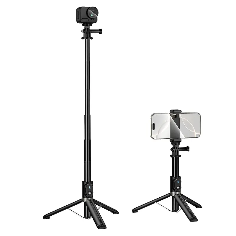 Штатив HOCO K101 Prestigio multifunctional tripod Black - фото 3