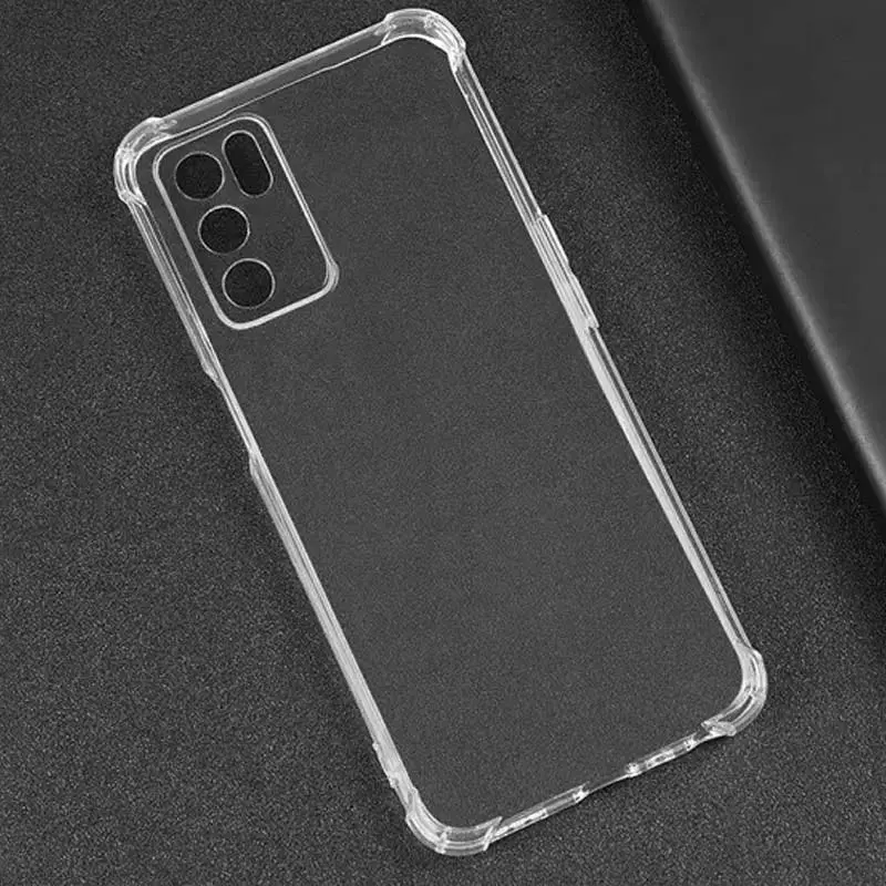 TPU чохол GETMAN Ease logo посилені кути Full Camera для Oppo A16s / A16 / A54s Безбарвний (прозорий) - фото 2
