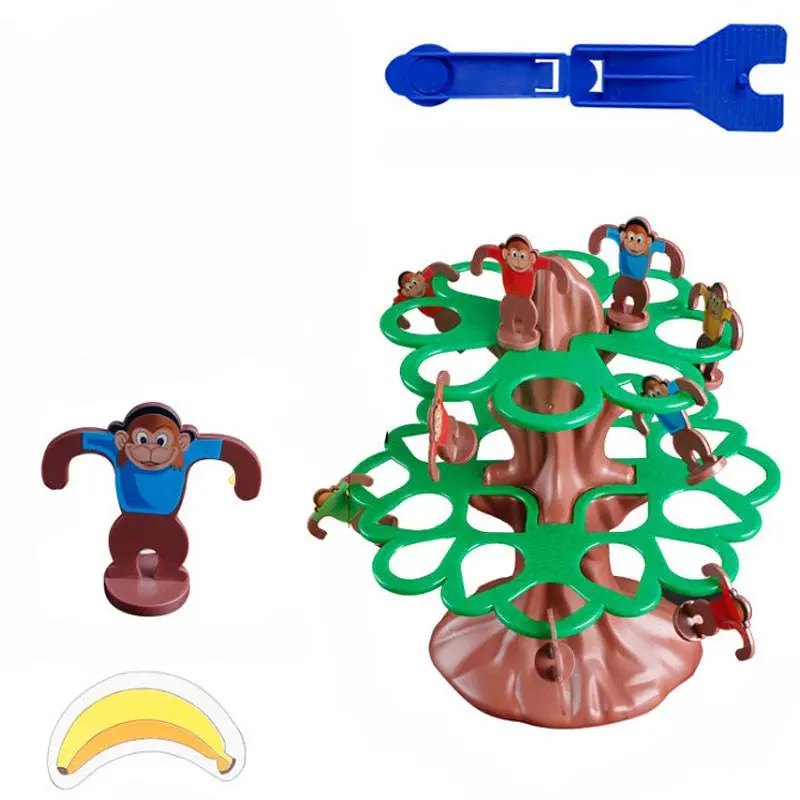 Настільна інтерактивна гра Ummi 707-31 Jumping Monkeys Game Brown / Green - фото 5