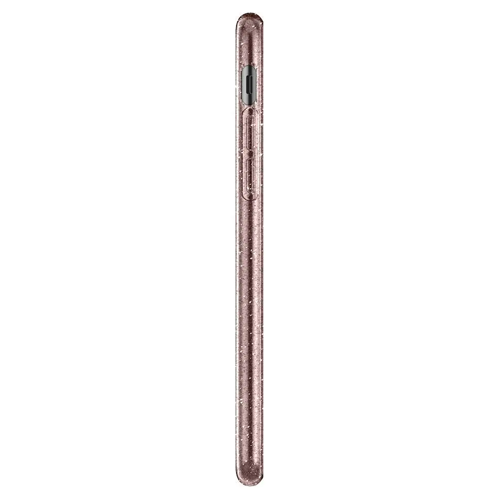 Чохол прозорий силіконовий Spigen Liquid Crystal для iPhone 7/8/SE 2/3 2020/2022 (4.7") Rose Quartz Glitter 042CS21419 - фото 7