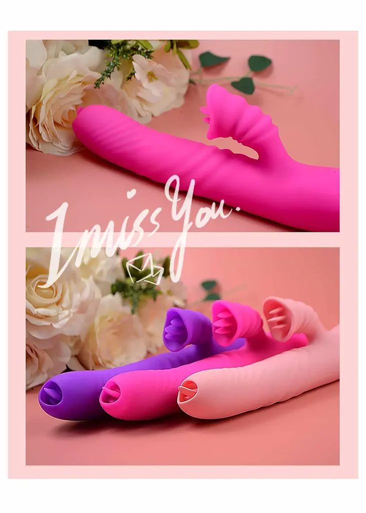Вібратор Angelia USB 3 functions of thrusting / 20 vibrations Pink Boss Series 26-00142 98776 - фото 2