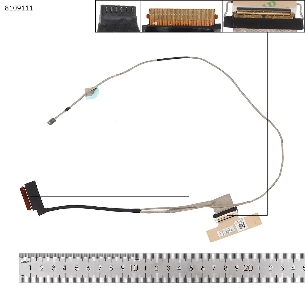 Шлейф матриці для Acer Aspire A515-54 A515-54G A515-55 A515-55G, (eDP 30pin, 50.HGLN7.005, DD0ZAULC000, DD0ZAULC010, Аналог) - фото 2