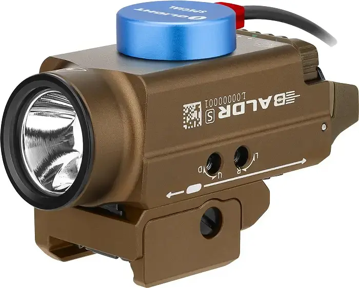 Фонарь с ЛЦВ Olight Baldr S Green Laser Desert Tan - фото 9