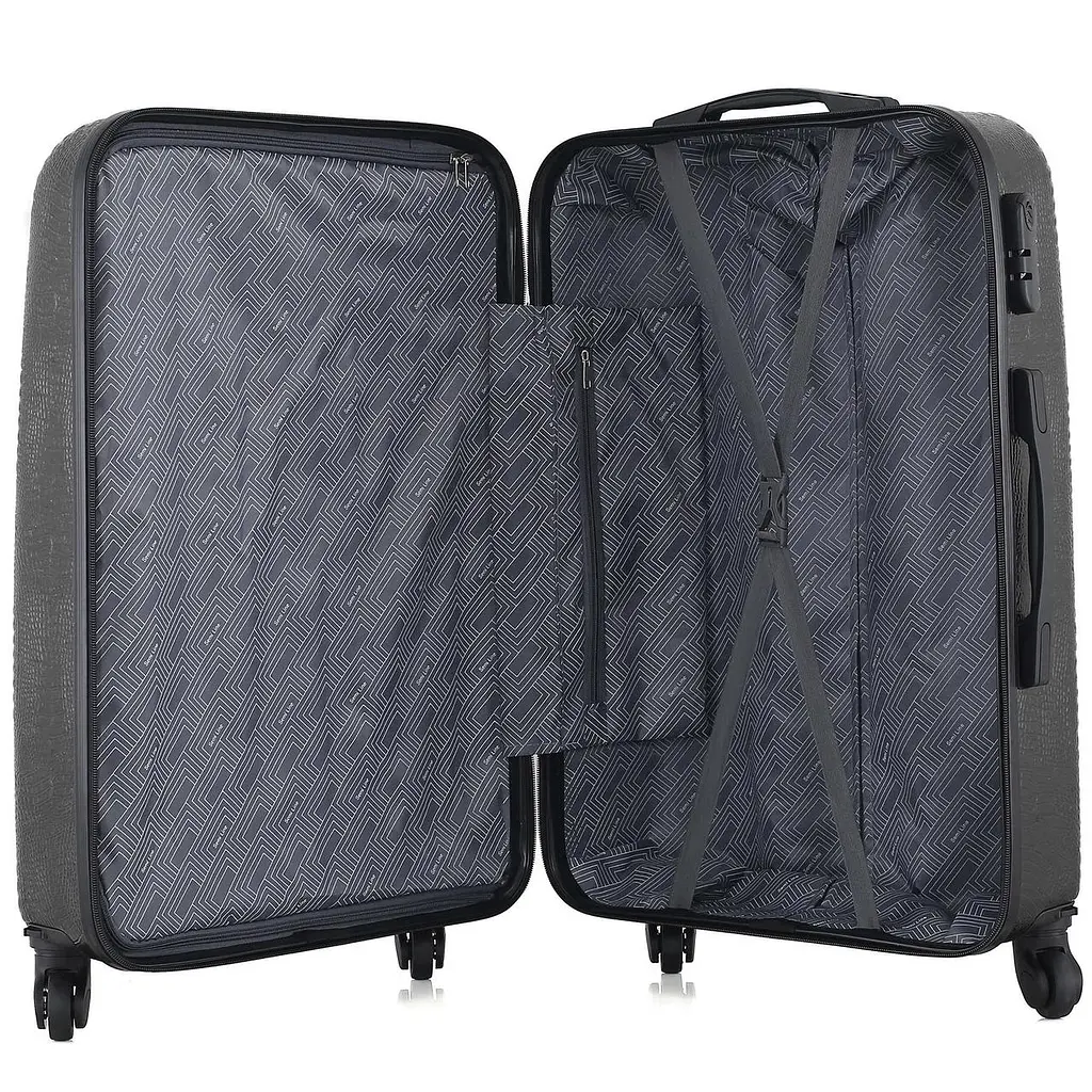 Чемодан Semi Line 24" M Black (T5580-4) - фото 2