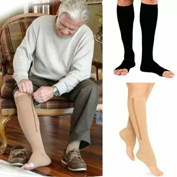 Компресійні гольфи на змійці Zip Sox Помошь у разі варикозу - фото 3