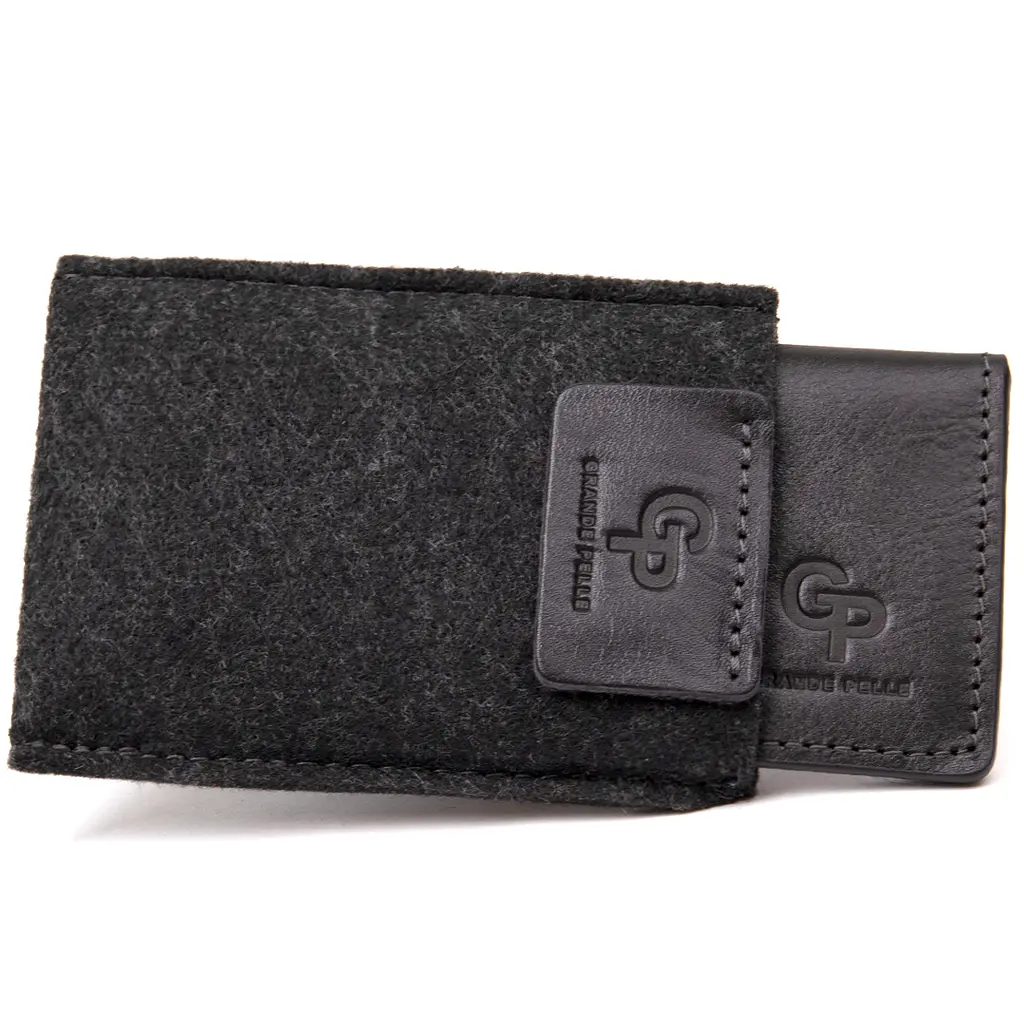 Шкіряна обкладинка для документів GRANDE PELLE 10х7х0,5 см acs0018517 - фото 4