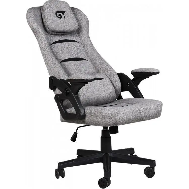 Геймерське крісло GT Racer X-5993-1 Fabric Gray [166937] - фото 5