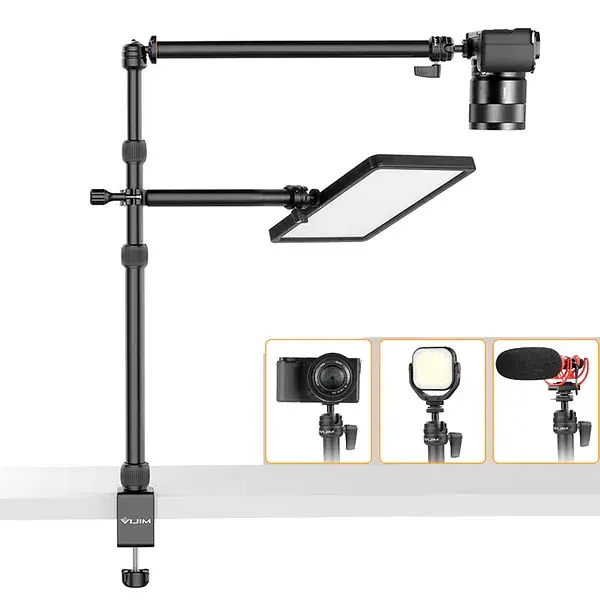 Штатив-держатель Ulanzi Vijim Removable Universal Arm Table Top Light Stand UV-2685 LS11 Black - фото 3