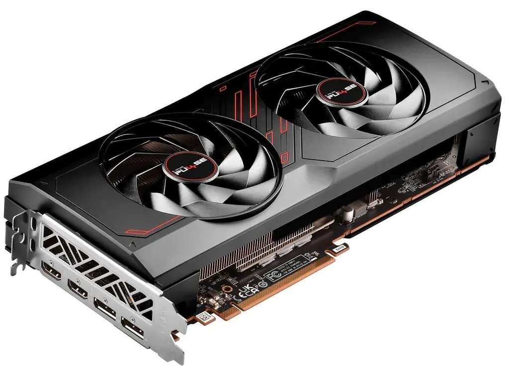 Відеокарта Sapphire AMD Radeon RX 7700 XT PULSE GAMING 12GB (11335-04-20G) (11335-98-90G) (GDDR6, 192 bit, PCI-E v4.0 x16) Б/в - фото 2