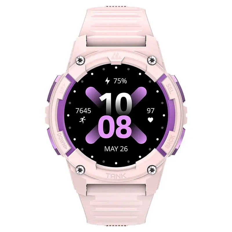 Смарт-годинник Kospet Tank S2 фітнес трекет з GPS pink (16983) - фото 4