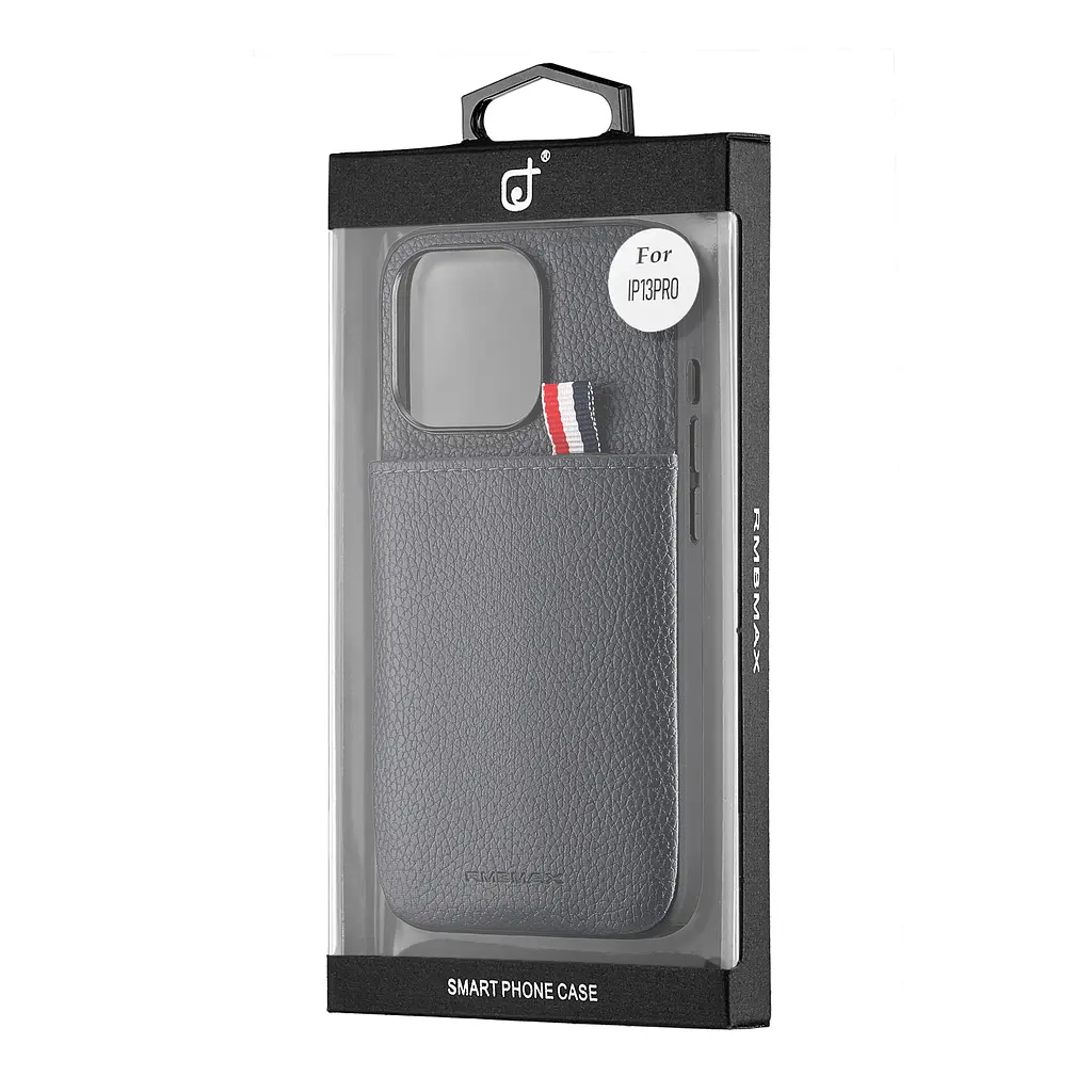 Чохол Jinduka Leather Pocket iPhone 13 Pro Black - фото 2
