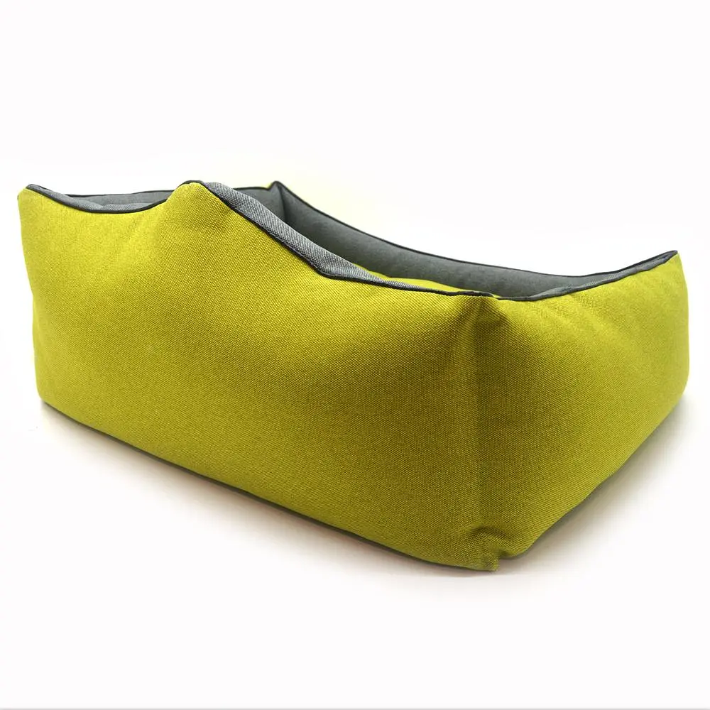 Лежак прямокутний для собак та котів Zoo-hunt Магнус салатовий №1 330х400х310 мм - фото 2