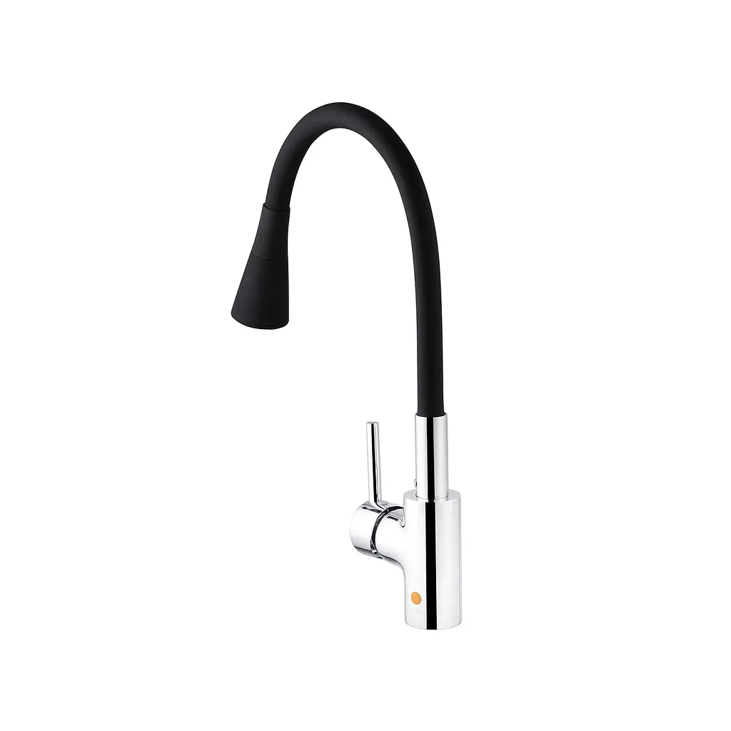 Змішувач для кухні Kroner KRP Kuche - C031BLK CV024338 Чорний матовий - фото 3