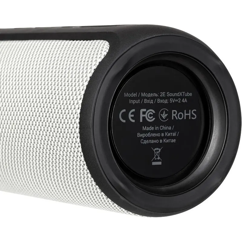 Портативна акустика 2E SoundXTube TWS MP3 Wireless Waterproof Grey (2E-BSSXTWGY) - фото 5