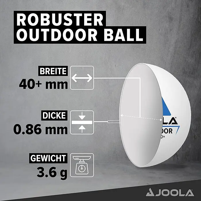 Набір для настільного тенісу Joola Duo Pro 2 Bats 3 Balls (54821) - фото 3