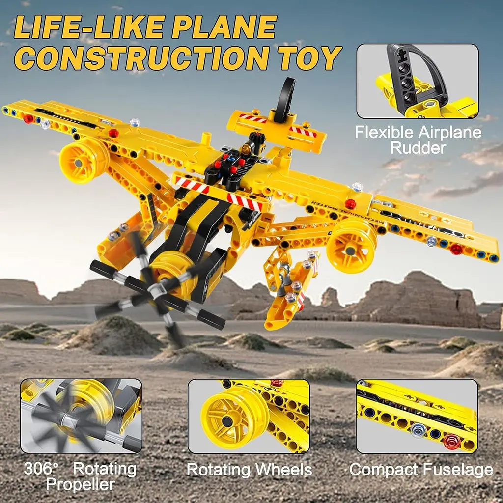 Конструктор XiaomiWanzhi Dump Truck & Aircraft - фото 5