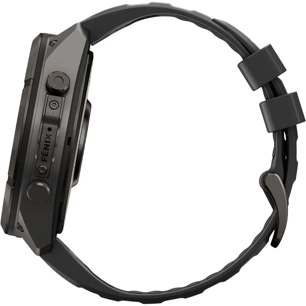 Смарт-годинник Garmin Fenix 9 Pro inReach 47mm Carbon Gray DLC Titanium w. Black/Pebble Gray Silicone Band (010-04336-10/11) [177387] - фото 5