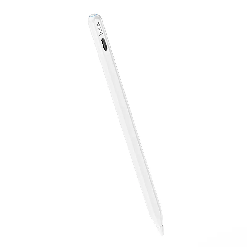 Стилус HOCO GM112 Intelligent anti-lost active capacitive pen with digital display pad dedicated White - фото 5