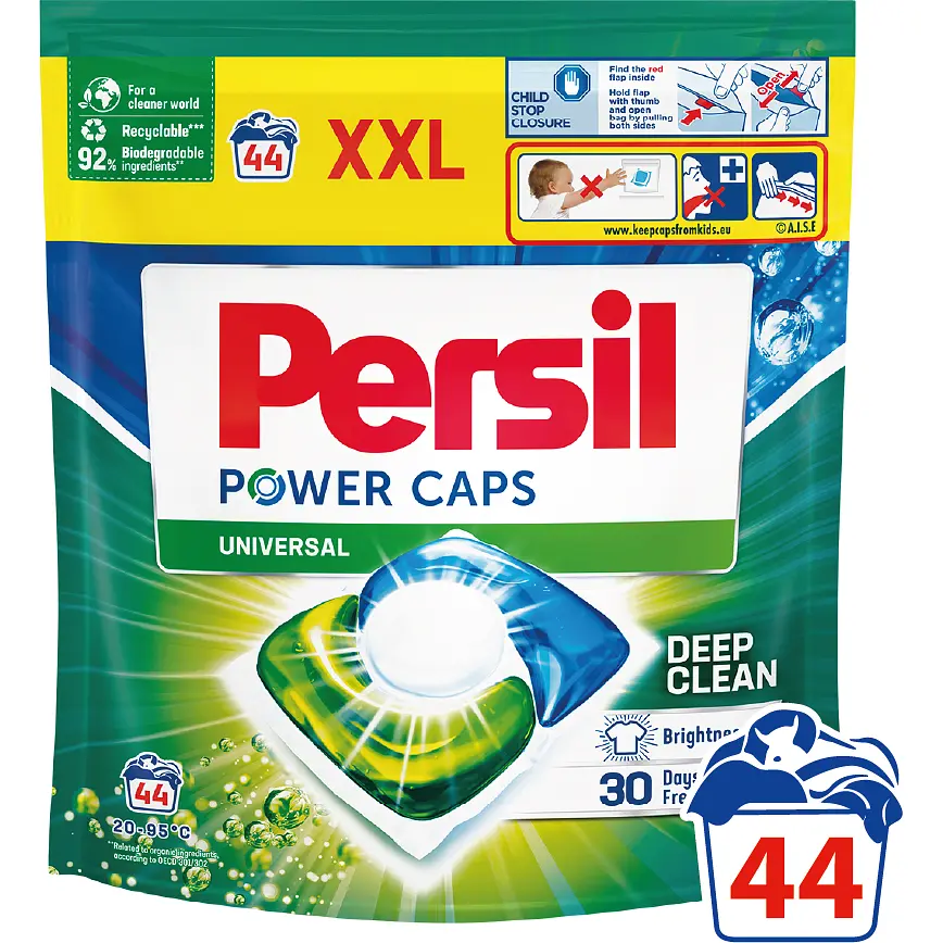 Капсули для прання Persil Universal Power Caps 44 цикли прання