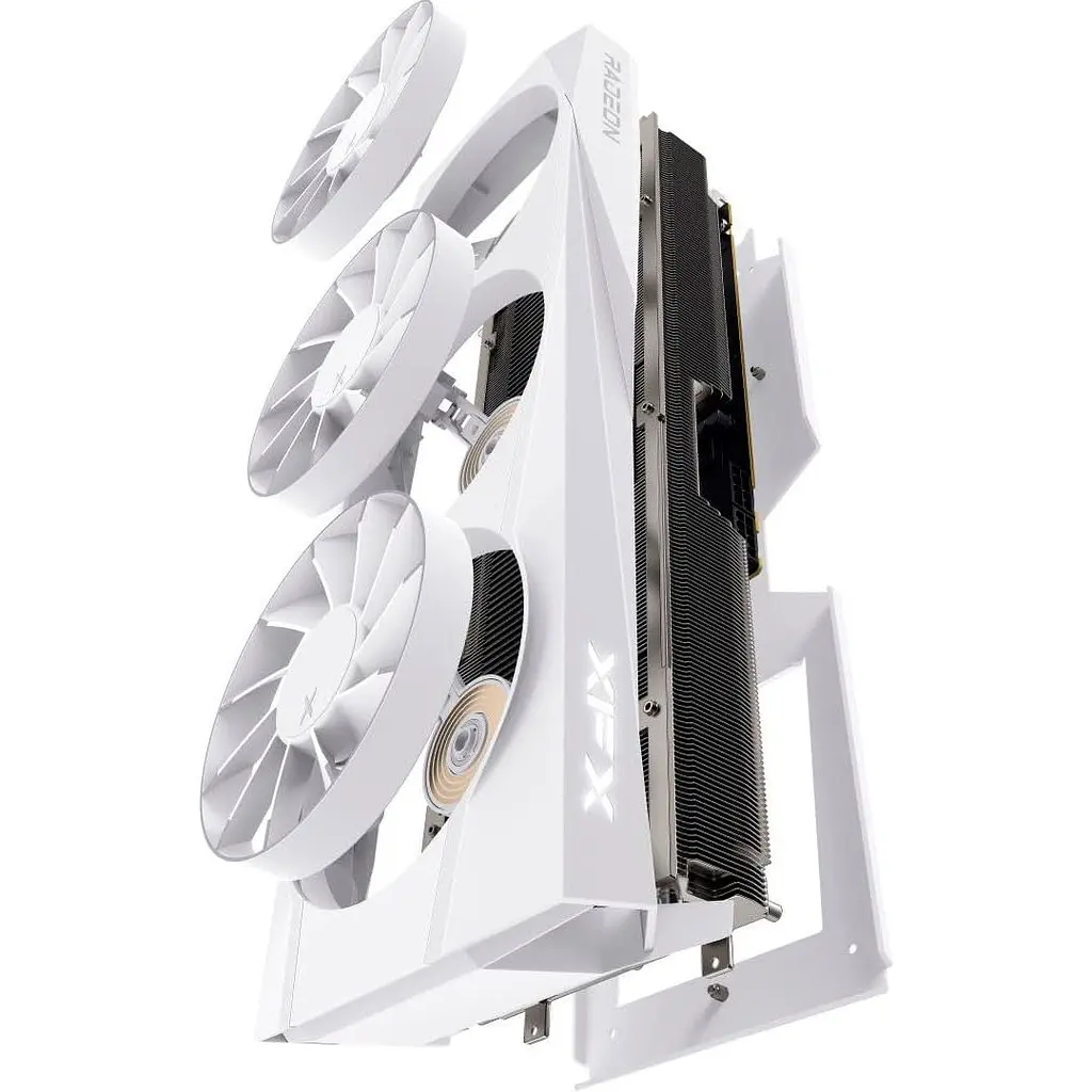 Відеокарта XFX Quicksilver AMD Radeon RX 9070 XT Magnetic Air Edition White [RX-97TMAQKW9] EU [130493] - фото 5