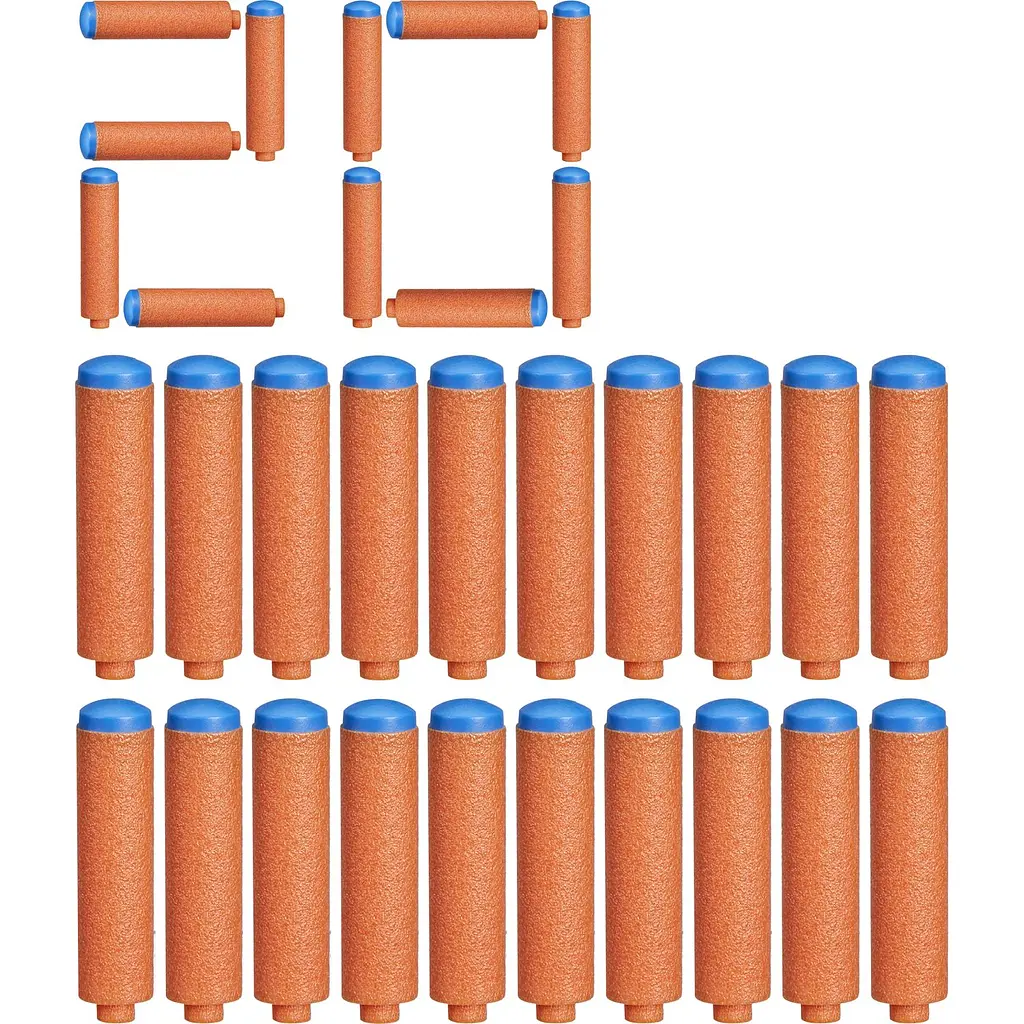 Набір патронів для бластерів Nerf N Series 20 шт. (F8640) - фото 2