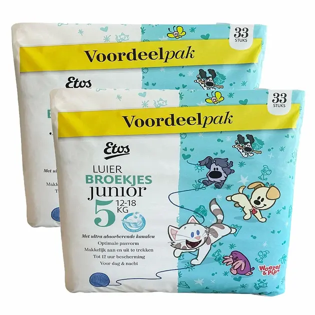 Підгузки-трусики Etos 5 Junior (12-18 кг) 6 шт