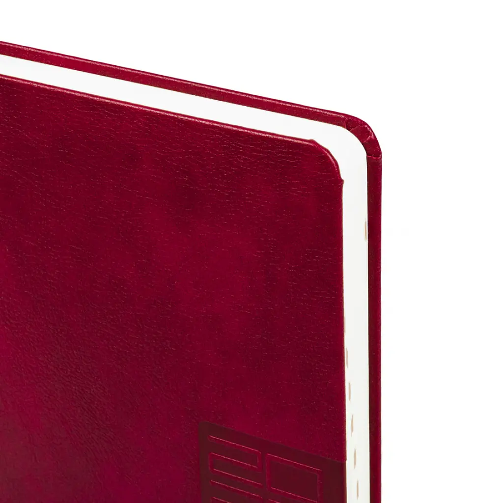 Діловий блокнот Leo Planner твердий А5 датований 2027 Persona 252748 368 аркушів бордовий - фото 2