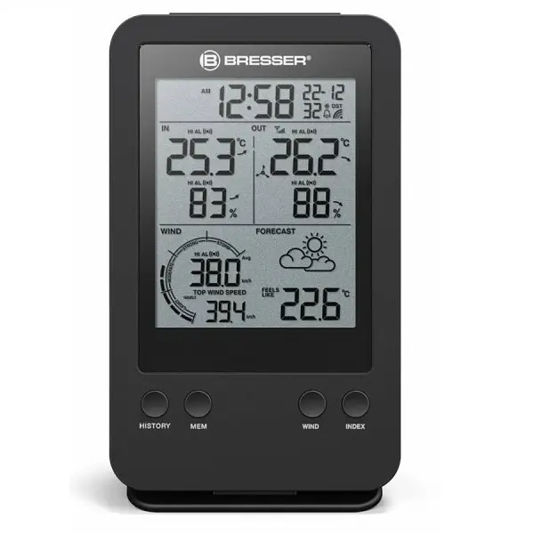 Метеостанція Bresser 3-in-1 Profi Wind Gauge Black (7002531) - фото 3
