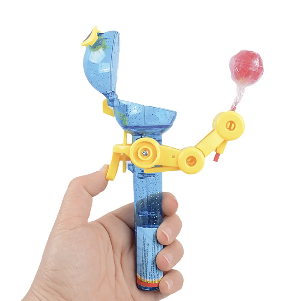 Льодяник з тримачем Tom Pop Candy Joygum Робот в окулярах 1шт, 8г - фото 2