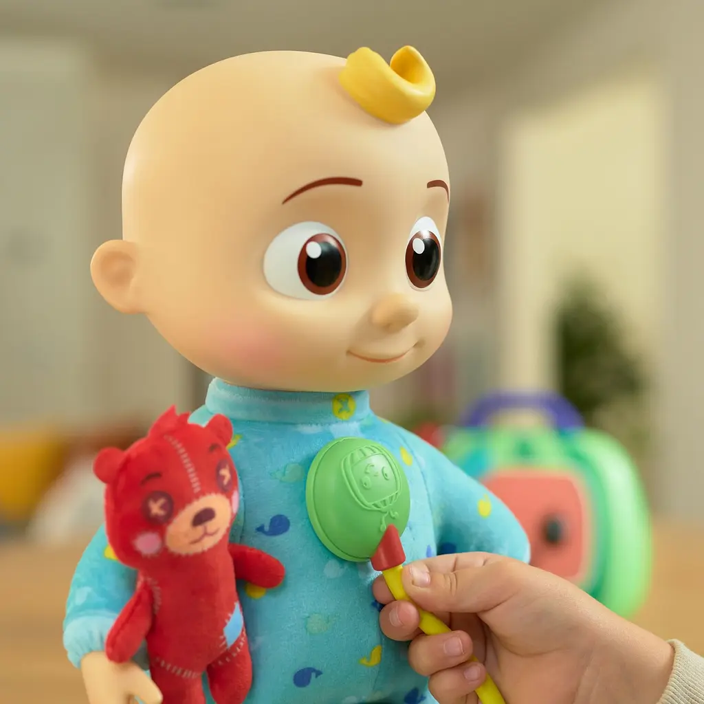Мягкая игрушка CoComelon Roto Plush Джей Джей время сна со звуком (CMW0032) - фото 10