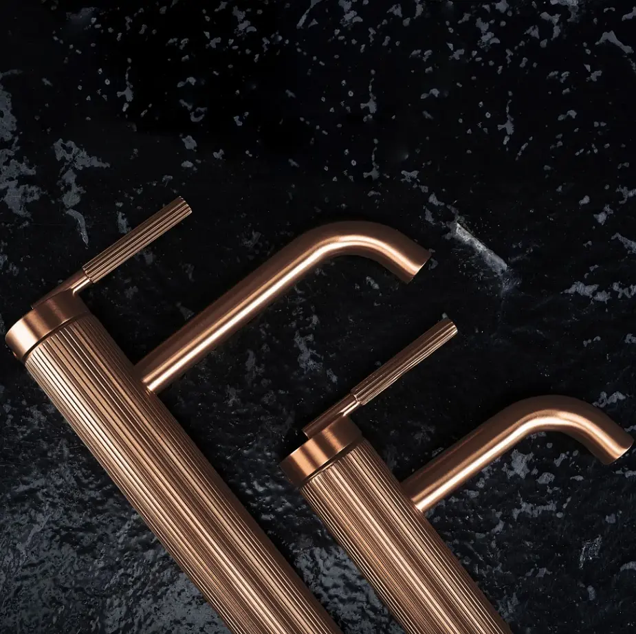 Змішувач для умивальника Rea Argon низький brushed copper REA-B2089 - фото 4