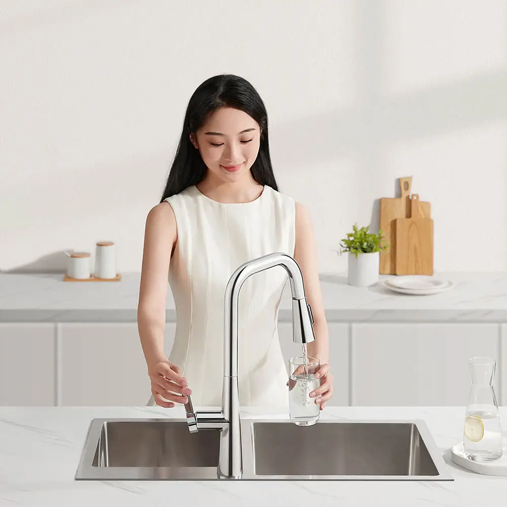 Висувний кухонний змішувач Xiaomi MiJia Pull-out Kitchen Faucet S1 (MJCLSCFLT01DB) - фото 3