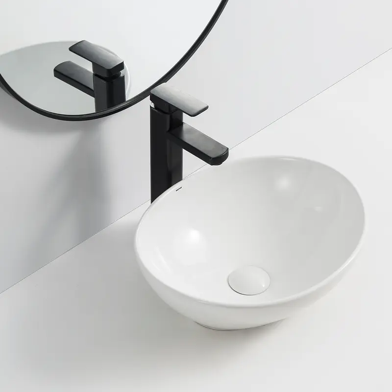 Умивальник накладний Mixxus Premium Ellipse-0107 345x265x120 мм MP6525, Білий - фото 5